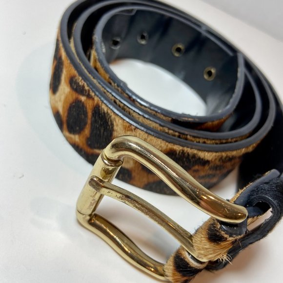 Zara cheetah print belt, Large - Picture 3 of 5
